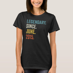 7 Jahre alte Legendärin seit Juni 2015 7. Geburtst T-Shirt