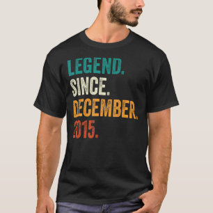 7 Jahre alte Legende Seit Dezember 2015 7. Geburts T-Shirt