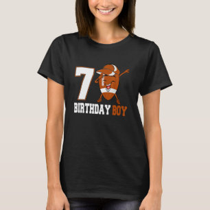 7 Jahre alter Dabbing Fußball 7. Geburtstag Junge T-Shirt