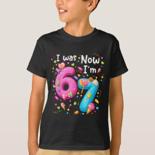 7-Jahre-altes Geburtstagsmädchen-Shirt - war 6 7 6 T-Shirt