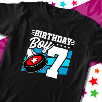 7 Jahre altes Hockey Party Thema 7. Geburtstag Jun