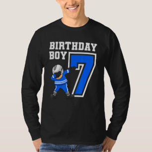 7 Jahre Junge Eishockey Spieler 7. Geburtstag Kind T-Shirt