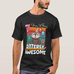 7 Jahre lang total großartiger Seeotter Siebter T-Shirt