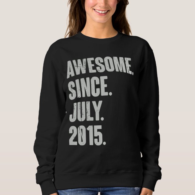 7 Jahre Phantastisch seit Juli 2015 Sweatshirt (Vorderseite)