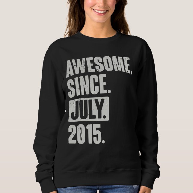 7 Jahre Phantastisch seit Juli 2015 Sweatshirt (Vorderseite)