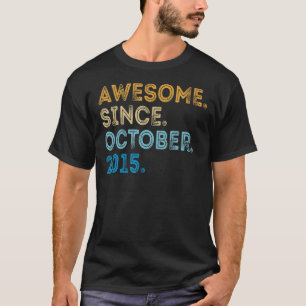 7 Jahre Phantastisch seit Oktober 2015 7. Geburtst T-Shirt