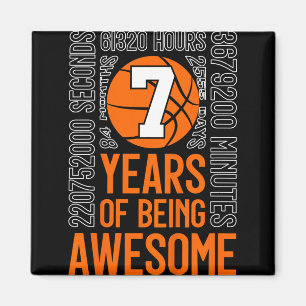 7 Jahre Phantastischer Basketball 7. Geburtstag _ Magnet