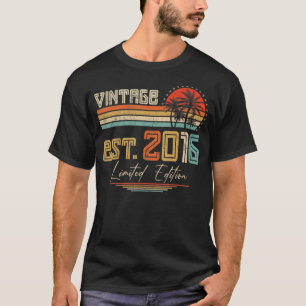 7 Jahre Vintag 2016 7. Geburtstag 1 T-Shirt