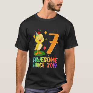 7-jähriger Geburtstag Hühnerliebhaber Toll seit 20 T-Shirt