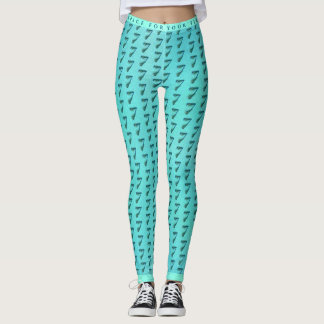 7. Jubiläums-Pfauenfedern Leggings