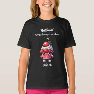 7. Juli Nationaler Strawberry Sundae Day T-Shirt