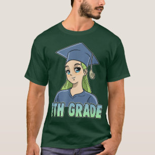7. Klasse Anime Otaku Kawaii Grundschule T-Shir T-Shirt
