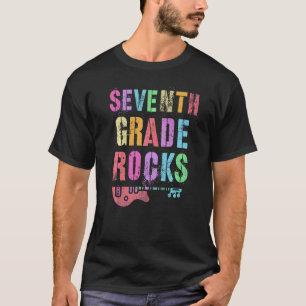 7. Klasse Rocks Schüler Lehrer Rockstar Team Rock T-Shirt