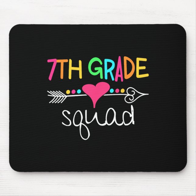 7. Klasse Squad Siebte Lehrer Schüler Team Ck To Mousepad (Vorne)