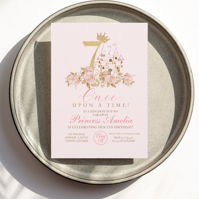 7. Kleine Prinzessin zum Geburtstag Einladung (Von Creator hochgeladen)