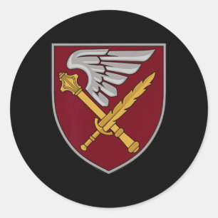 7. Korps für schnelle Reaktion (Ukraine) V2 Ukrain Runder Aufkleber