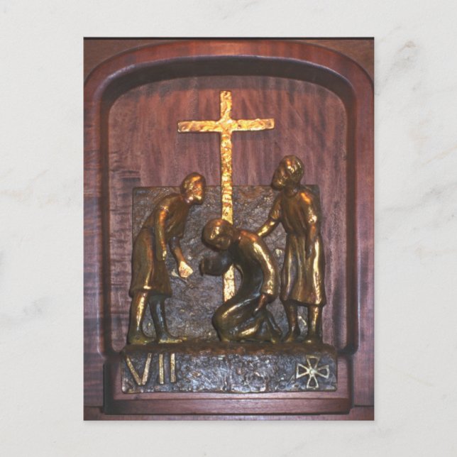 7. Kreuzbahnhof Postkarte (Vorderseite)