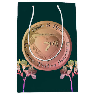7. Kupfer Fresia Geschenktasche Mittlere Geschenktüte