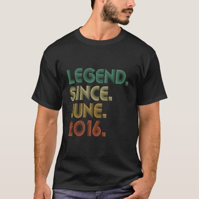 7 Legend Since June 2016 7Th T-Shirt (Vorderseite)