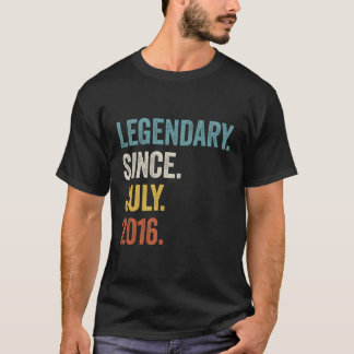 7 Legendär seit Juli 2016 7. T-Shirt