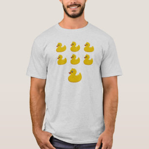 7 lustige gelbe Ducky Gummienten T-Shirt