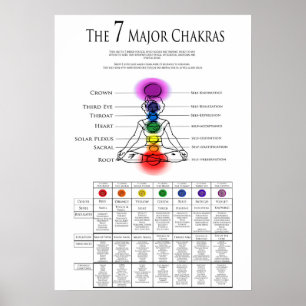 7 Major Chakra Poster