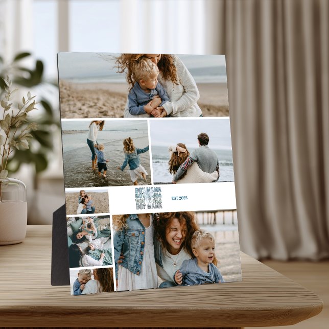 7 Mama-Collage mit individuellem Foto Fotoplatte (Von Creator hochgeladen)