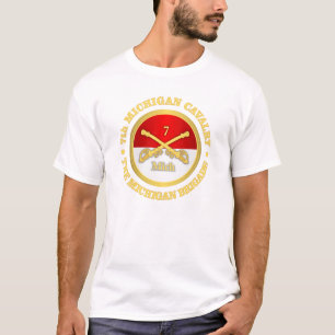 7. Michigan-Kavallerie (rd) T-Shirt