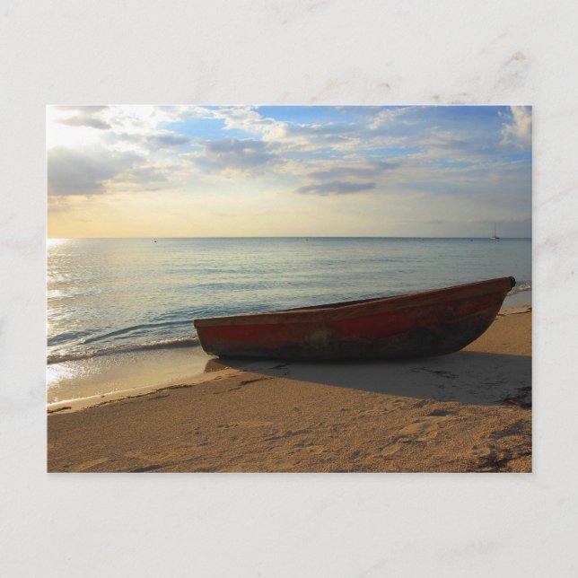 7 Mile Beach Sunset Postkarte (Vorderseite)