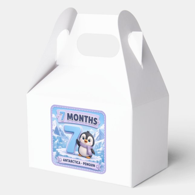 7 Monate Baby Meilenstein Explorer Geschenkschachtel (Vorderseite)