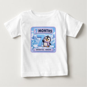 7 Monate Baby Meilenstein Explorer T-shirt