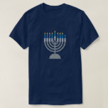 7. Nacht des Hanukkah-Glitzer T-Shirt<br><div class="desc">Hanukkah 2022 beginnt im Abend des Sonntags,  18. Dezember und endet im Abend von Montag,  26. Dezember</div>