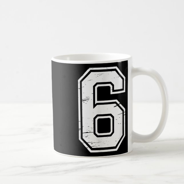 7 Number 67 Six Seven Meme  Kaffeetasse (Rechts)
