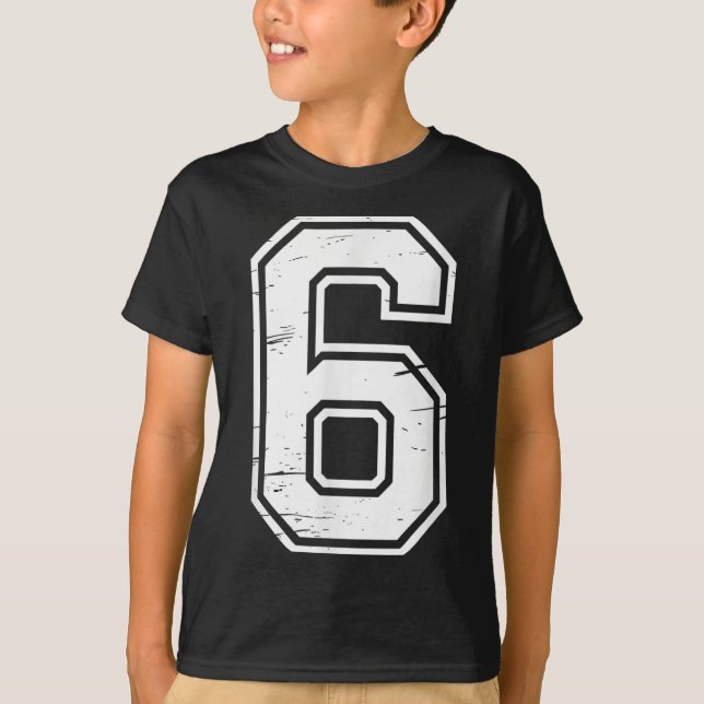 7 Number 67 Six Seven Meme  T-Shirt (Vorderseite)