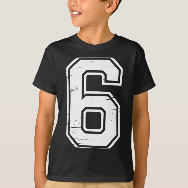 7 Number 67 Six Seven Meme  T-Shirt (Vorderseite)
