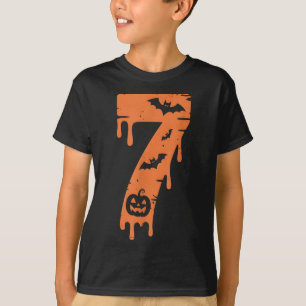 7 Nummer Meme 67 Sechs Sieben Halloween T-Shirt