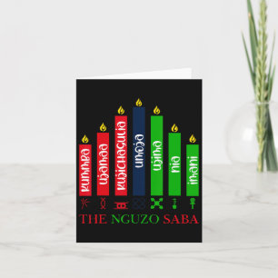 7 Prinzipien von Kwanzaa  Karte