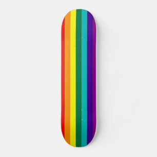 7 Regenbogen-Gay Pride-Fahne Skateboard