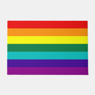 7 Regenbogenfarben Fußmatte