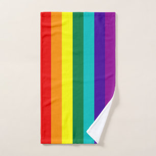 7 Regenbogenfarben Handtuch