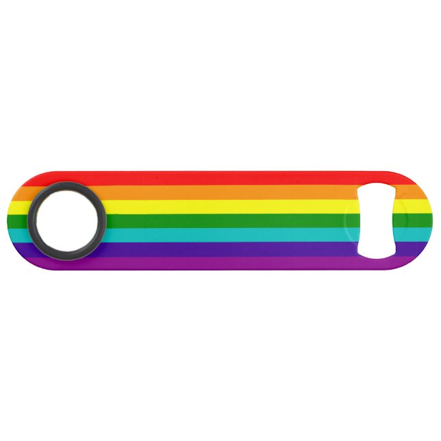 7 Regenbogenfarben Speedflaschenöffner (Vorderseite (Horizontal))