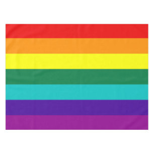 7 Regenbogenfarben Tischdecke