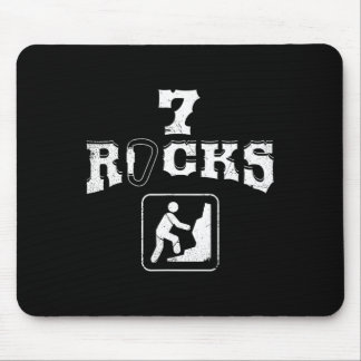 7 Rocks Mountain Climbing Seven Year Old Bday T Sh Mousepad