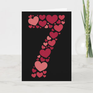 7 Romantisches 67 Herz Muster Valentinstag Liebe T Karte
