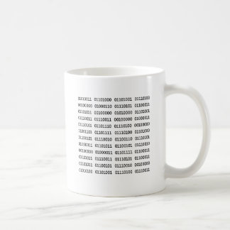 7 schmutzige binäre Wörter Tasse