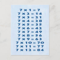 #7 setzt Zeit Tabellen-sammelbaren Postkarte fest