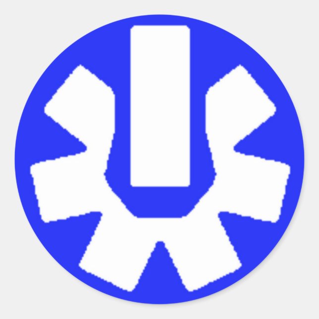 7. Spalte Runder Aufkleber (Vorderseite)