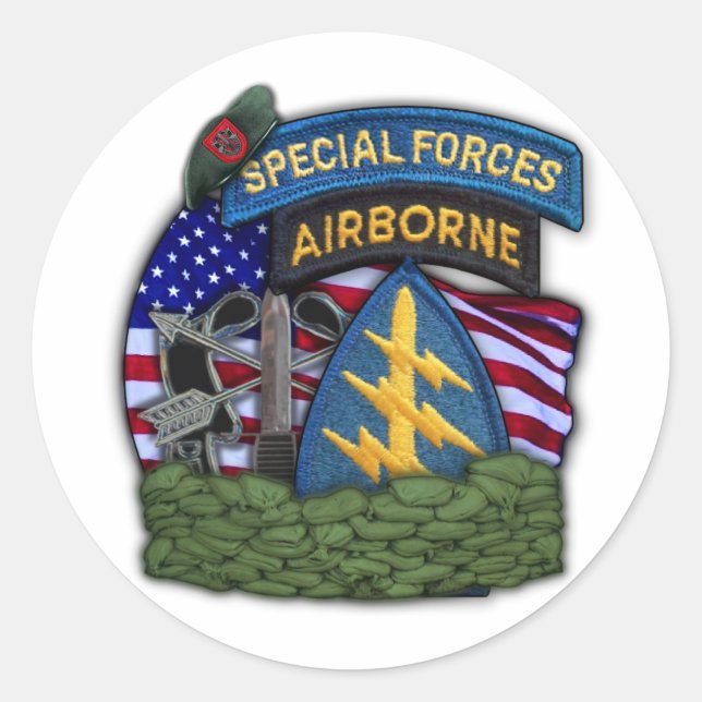 7. Special Forces Green Berets sfg Stickers (Vorderseite)