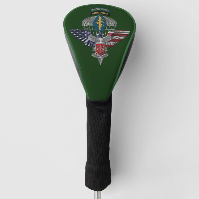 7. Special Forces Group (Im Flugzeug Adler) Golf Headcover (Vorderseite)