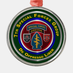 7. Special Forces Group Sichern Weihnachten Ornament Aus Metall